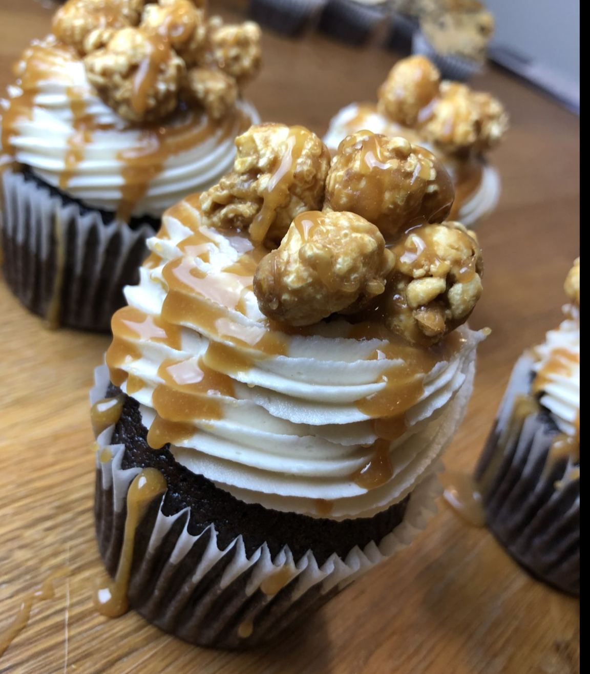 Choco corn cupcake